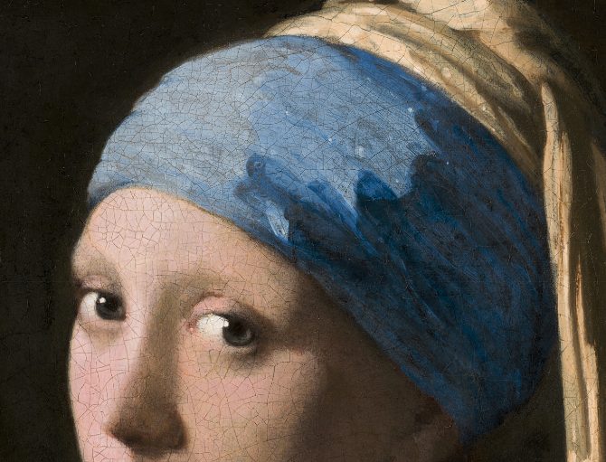 フェルメール 「真珠の耳飾りの少女」 複製画（ほぼ原寸大）デラックス 