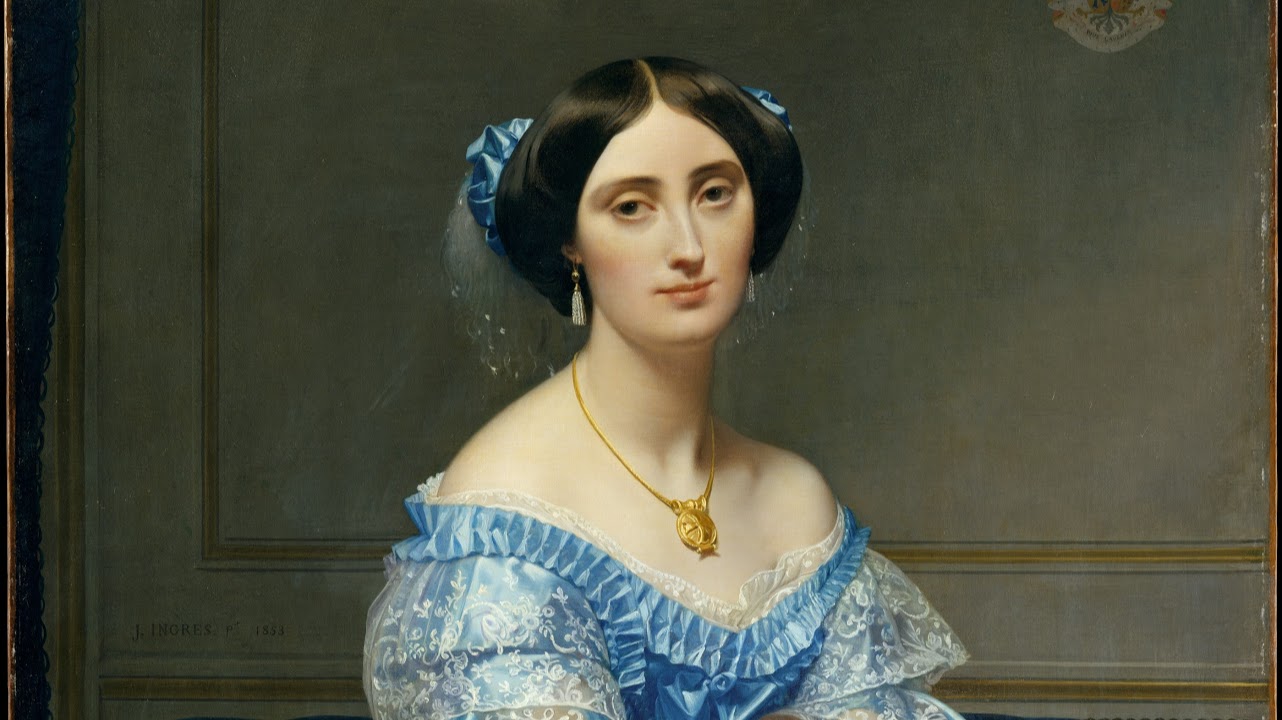 美人薄命？アングルが描いたド・ブロイ公爵夫人と夫婦の愛