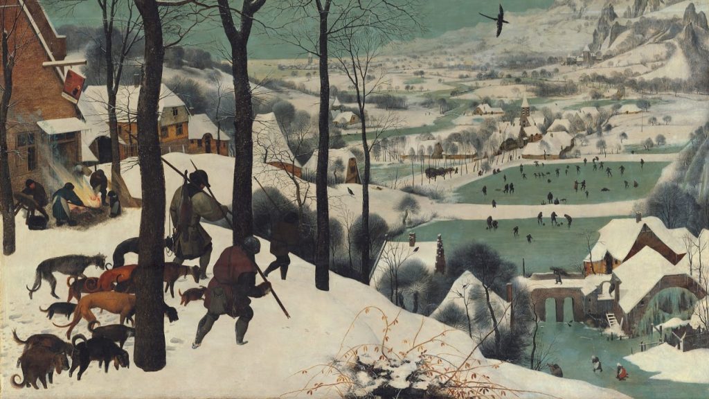 ピーター・ブリューゲル「雪中の狩人」