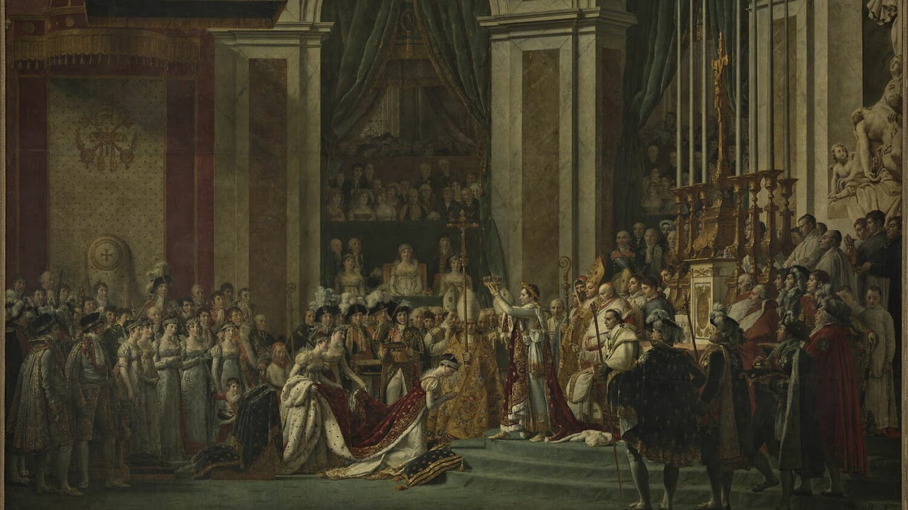 ダヴィッド「ナポレオンの戴冠式」を超解説！ナポレオンの華麗なる