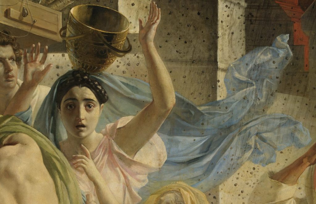 ブリューロフ「ポンペイ最後の日」を超解説！逃げ惑う人々の最後の姿とは？ アートをめぐるおもち