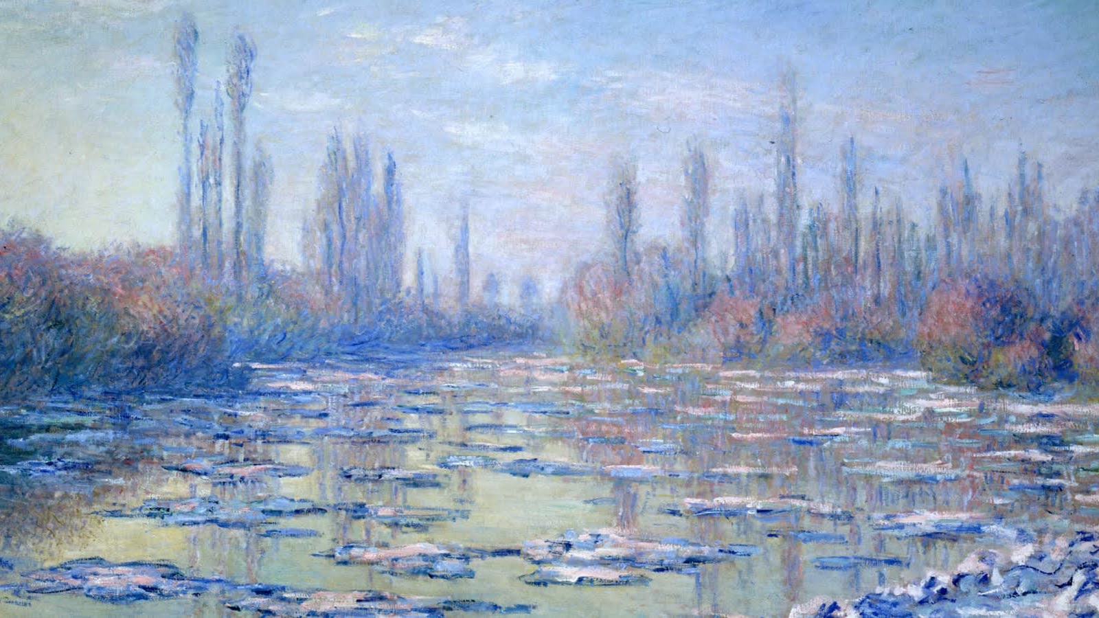 クロード・モネ『セーヌ河の朝』 1897年 33×29 複製画