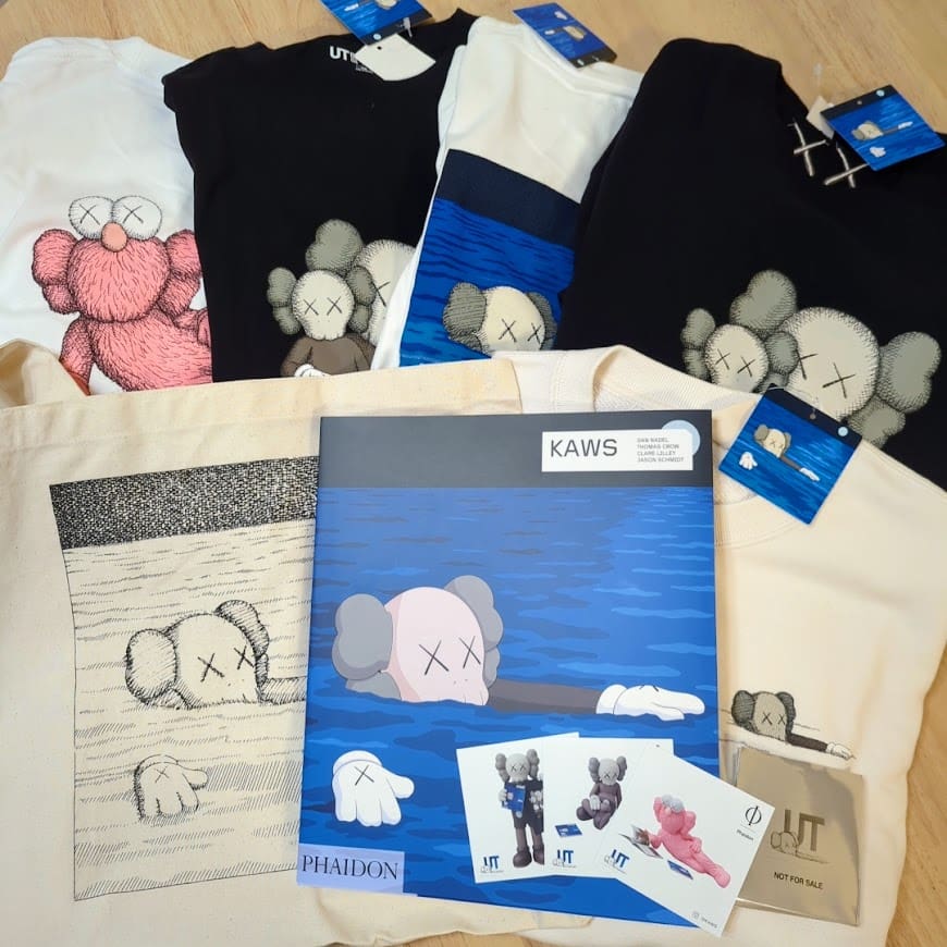 未開封 ユニクロ カウズ UNIQLO × KAWS トートバッグ ノベルティ - バッグ